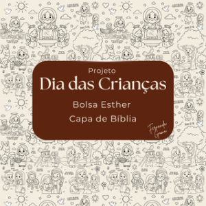 Molde Digital Bolsa Esther + Capa de Bíblia